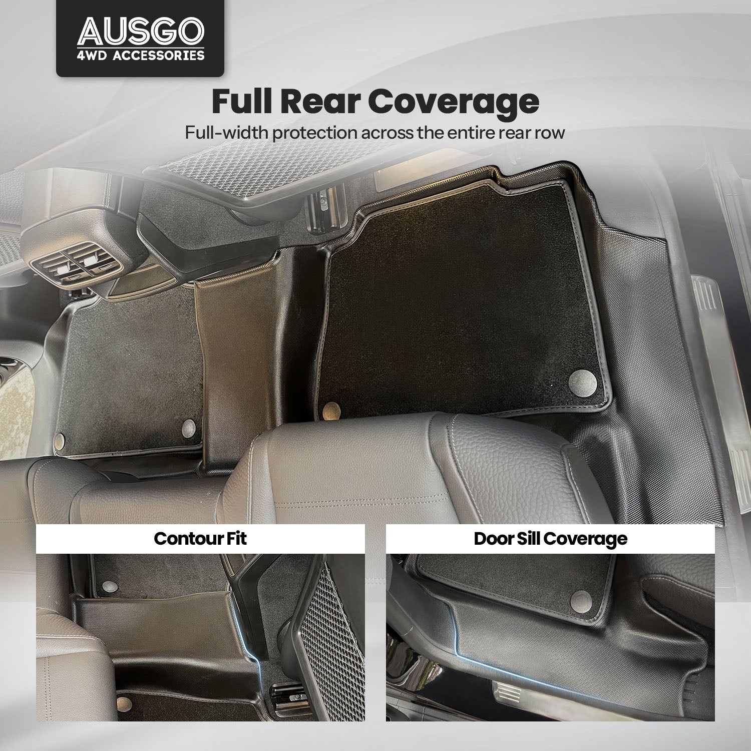 Double-Layer Car Floor Mats for Mercedes-Benz GLE Class V167 2019-Onwards