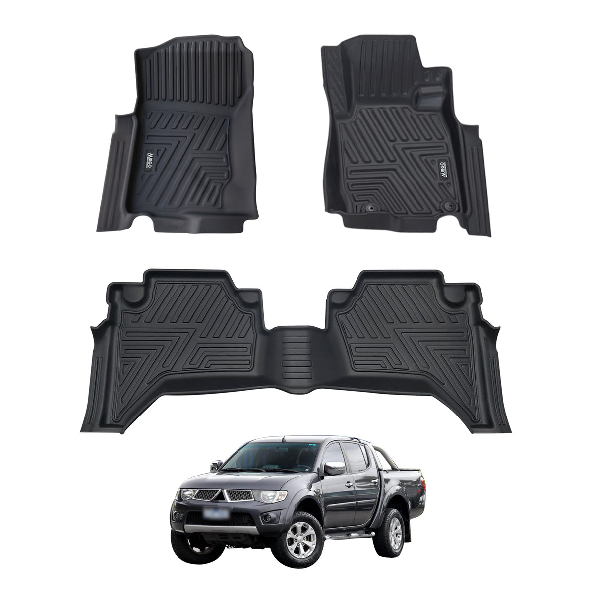 5D Car Floor Mats for Mitsubishi Triton ML MN Series Dual Cab 2006-2015