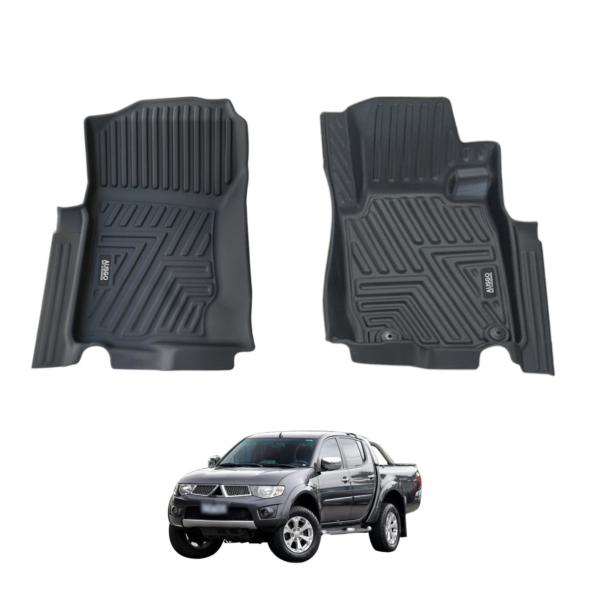 5D Car Floor Mats for Mitsubishi Triton ML MN Series Dual Cab 2006-2015