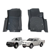 5D Car Floor Mats for Mitsubishi Triton ML MN Series Single / Extra Cab 2006-2015