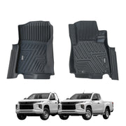 5D Car Floor Mats for Mitsubishi Triton MQ MR Series Single / Extra Cab 2015-2024