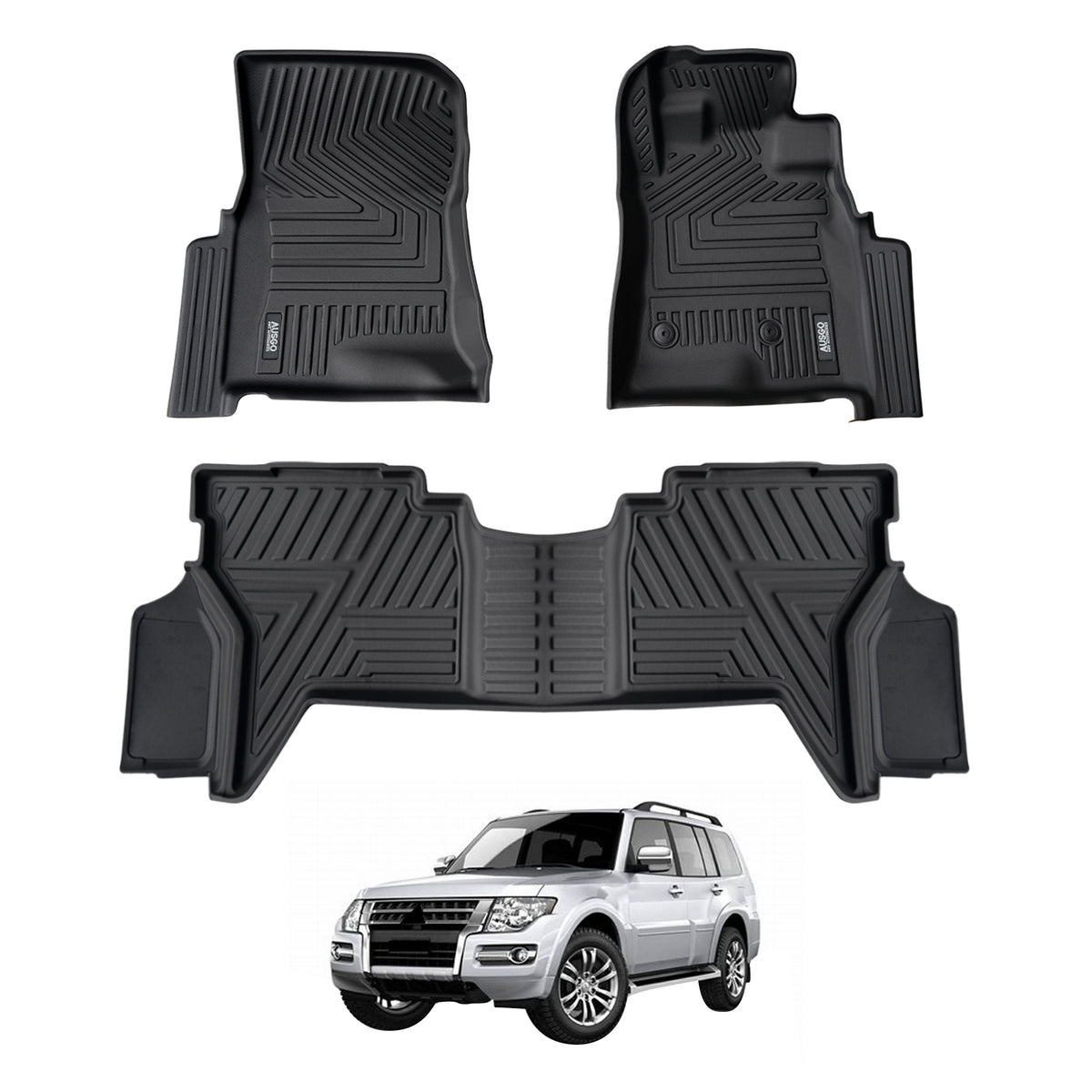 5D Car Floor Mats for Mitsubishi Pajero 2000-2021