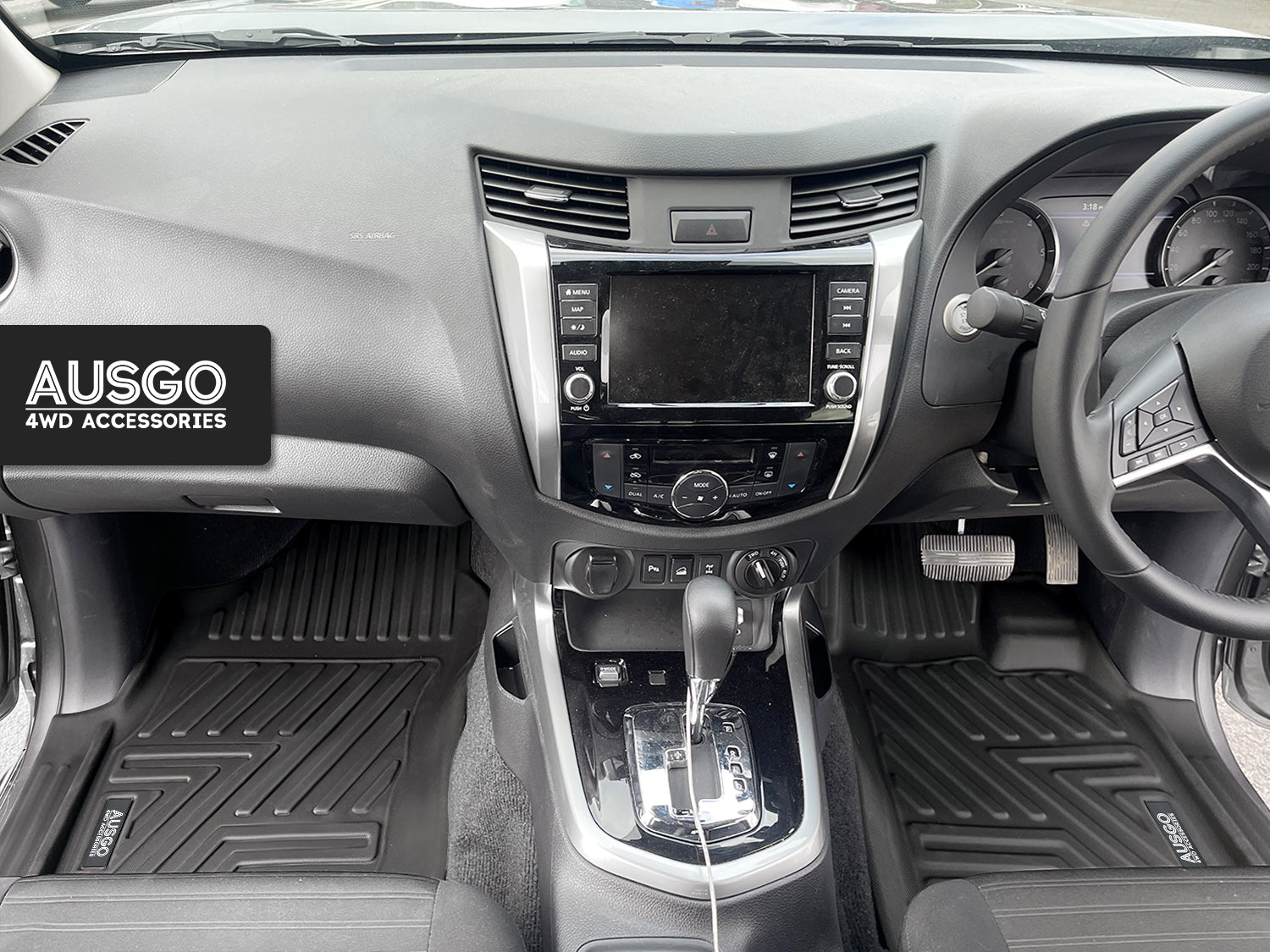 5D Car Floor Mats for Nissan Navara NP300 D23 Dual Cab 2015-Onwards