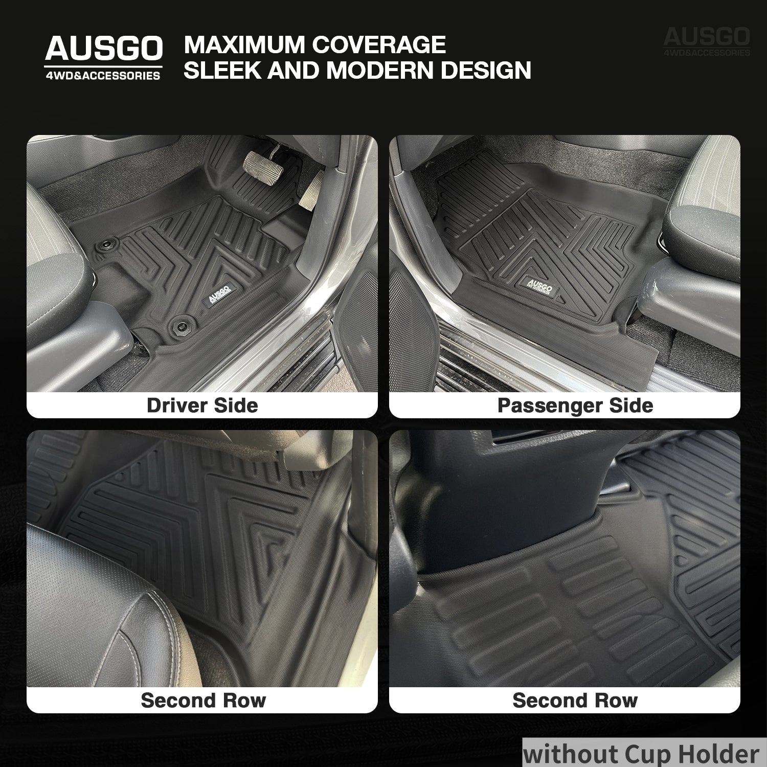 5D Car Floor Mats for Nissan Navara NP300 D23 Dual Cab 2015-Onwards