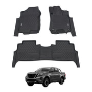 5D Car Floor Mats for Nissan Navara NP300 D23 Dual Cab 2015-Onwards