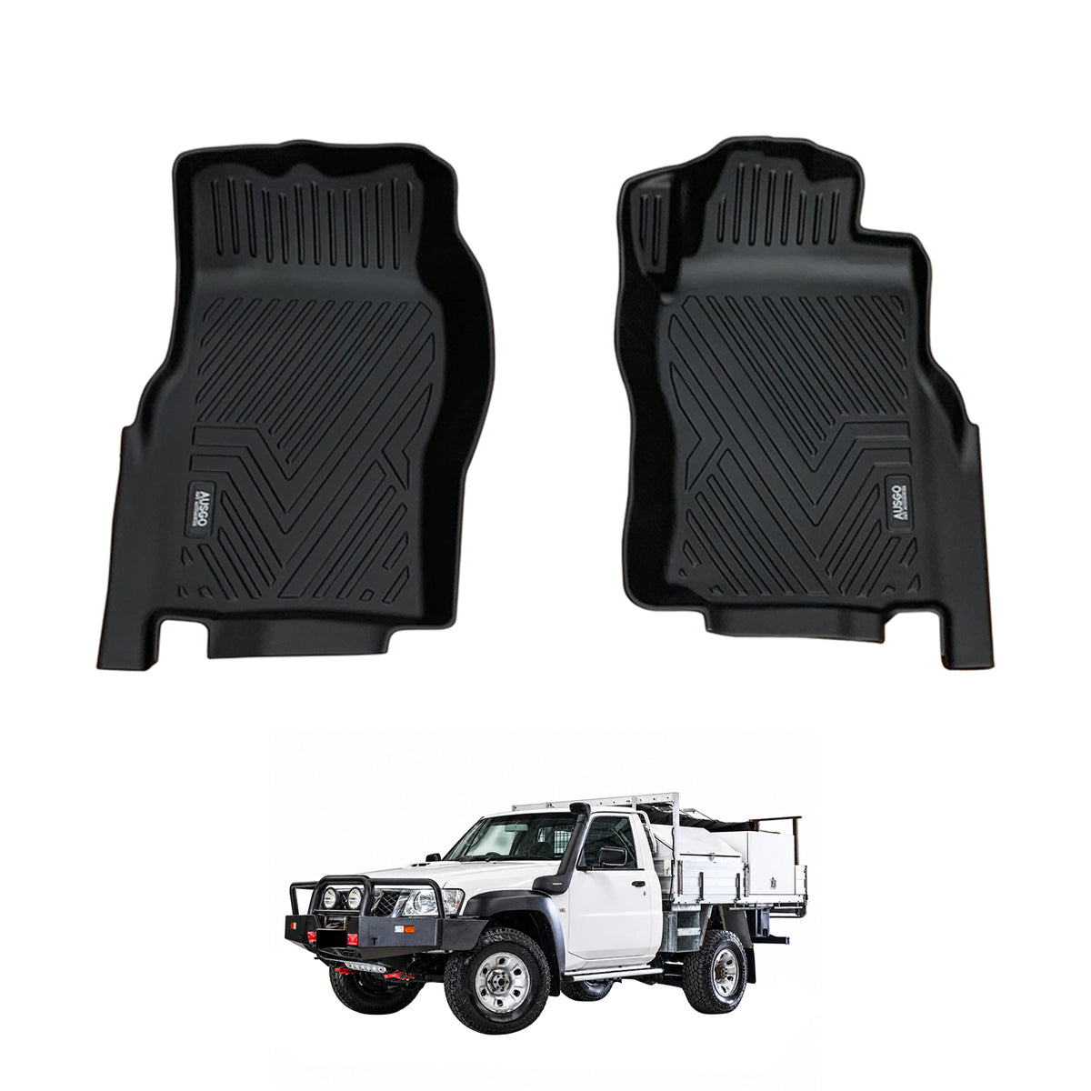 5D Car Floor Mats for Nissan Patrol GU Y61 Single Cab 1997-2015