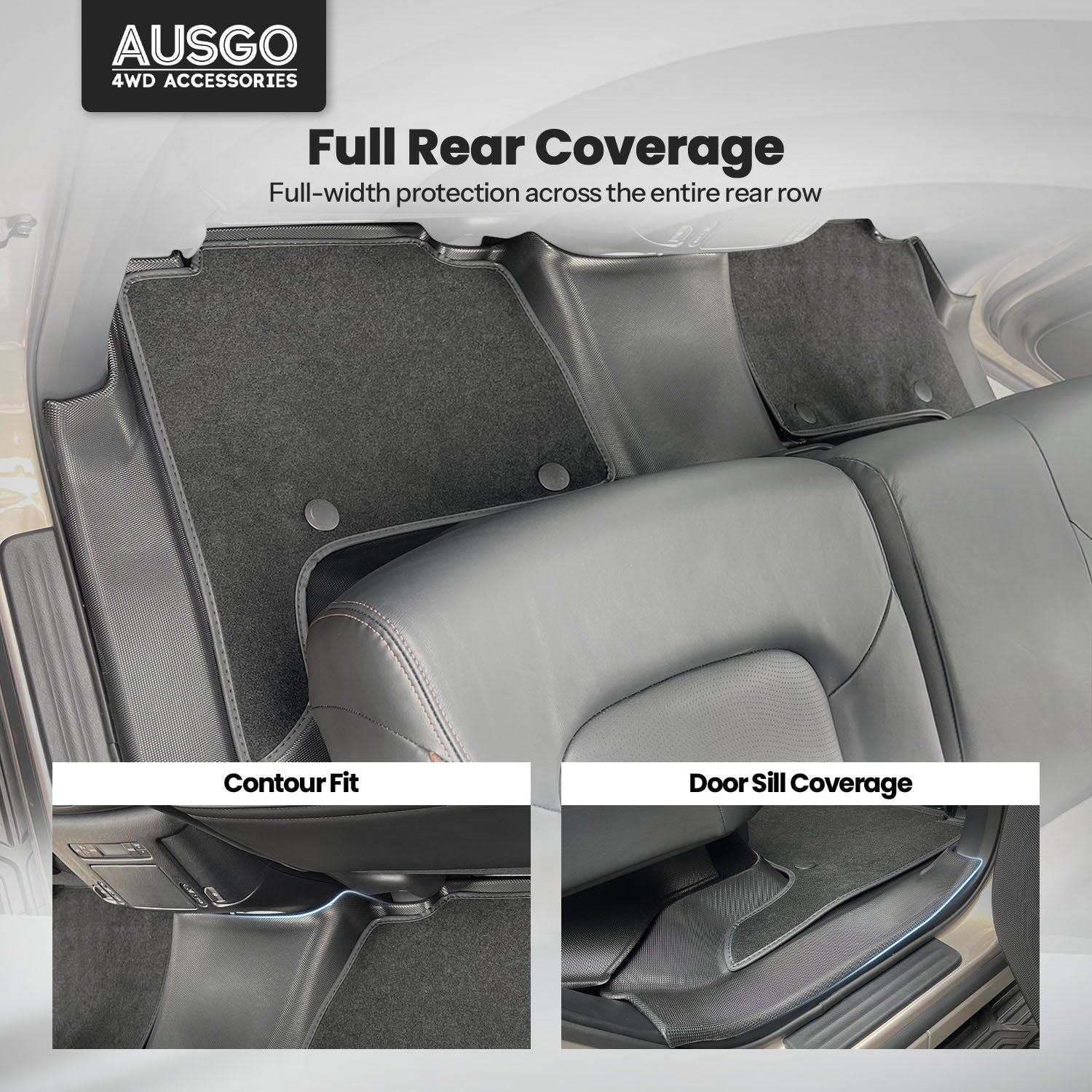 Double-Layer Car Floor Mats for Infiniti QX80 Z62 2015-2019
