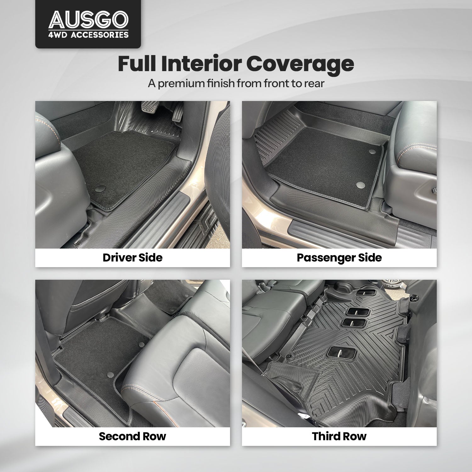 Double-Layer Car Floor Mats for Infiniti QX80 Z62 2015-2019