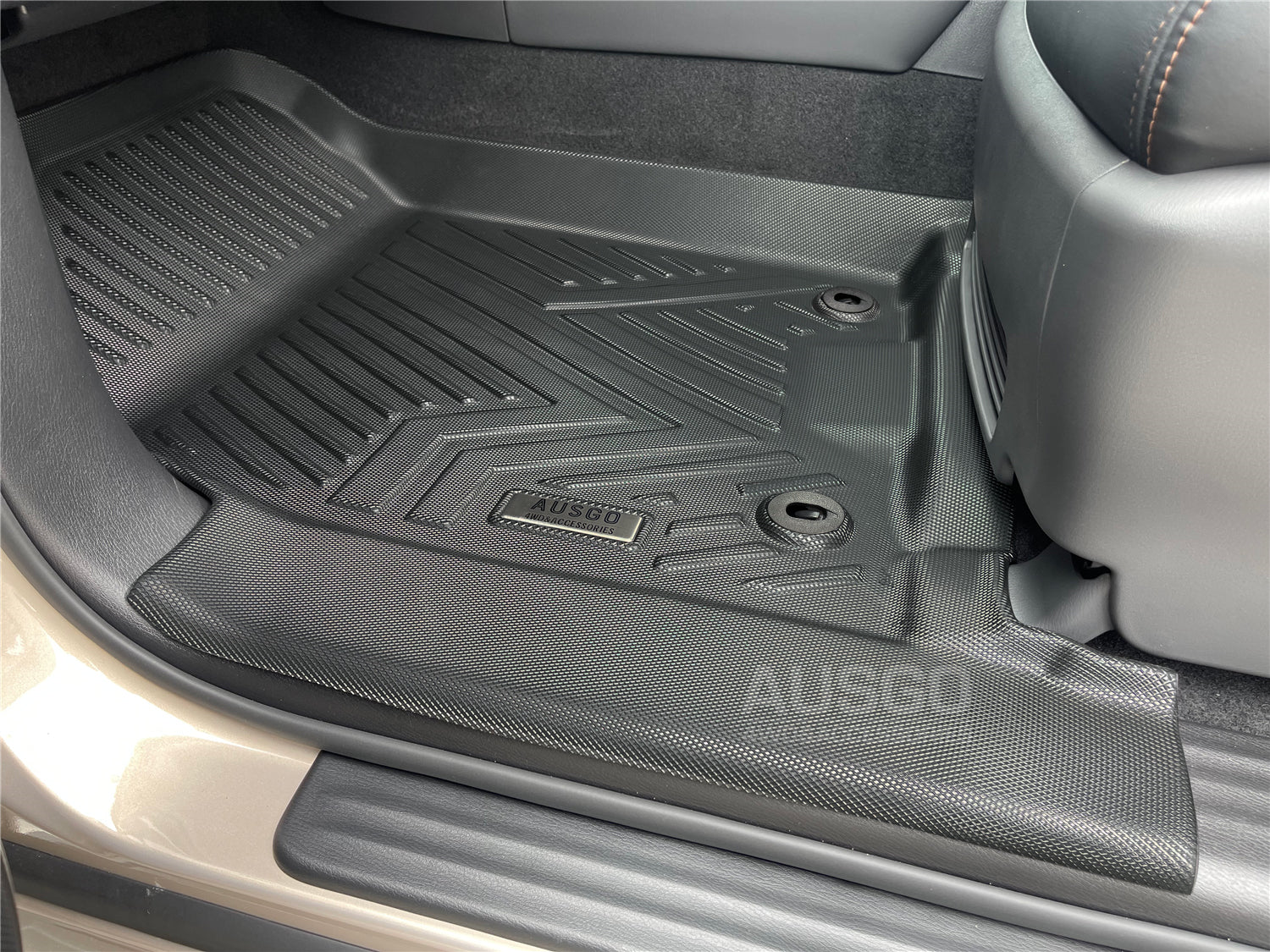5D Car Floor Mats Boot Liner for Nissan Patrol Y62 7-Seat 2012-Onwards