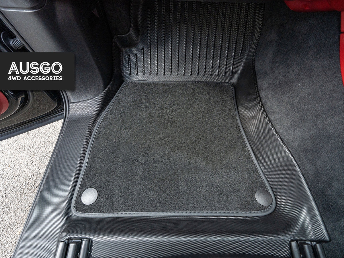 Double-Layer Car Floor Mats for Porsche Cayenne 9YA Series 2018-Onwards