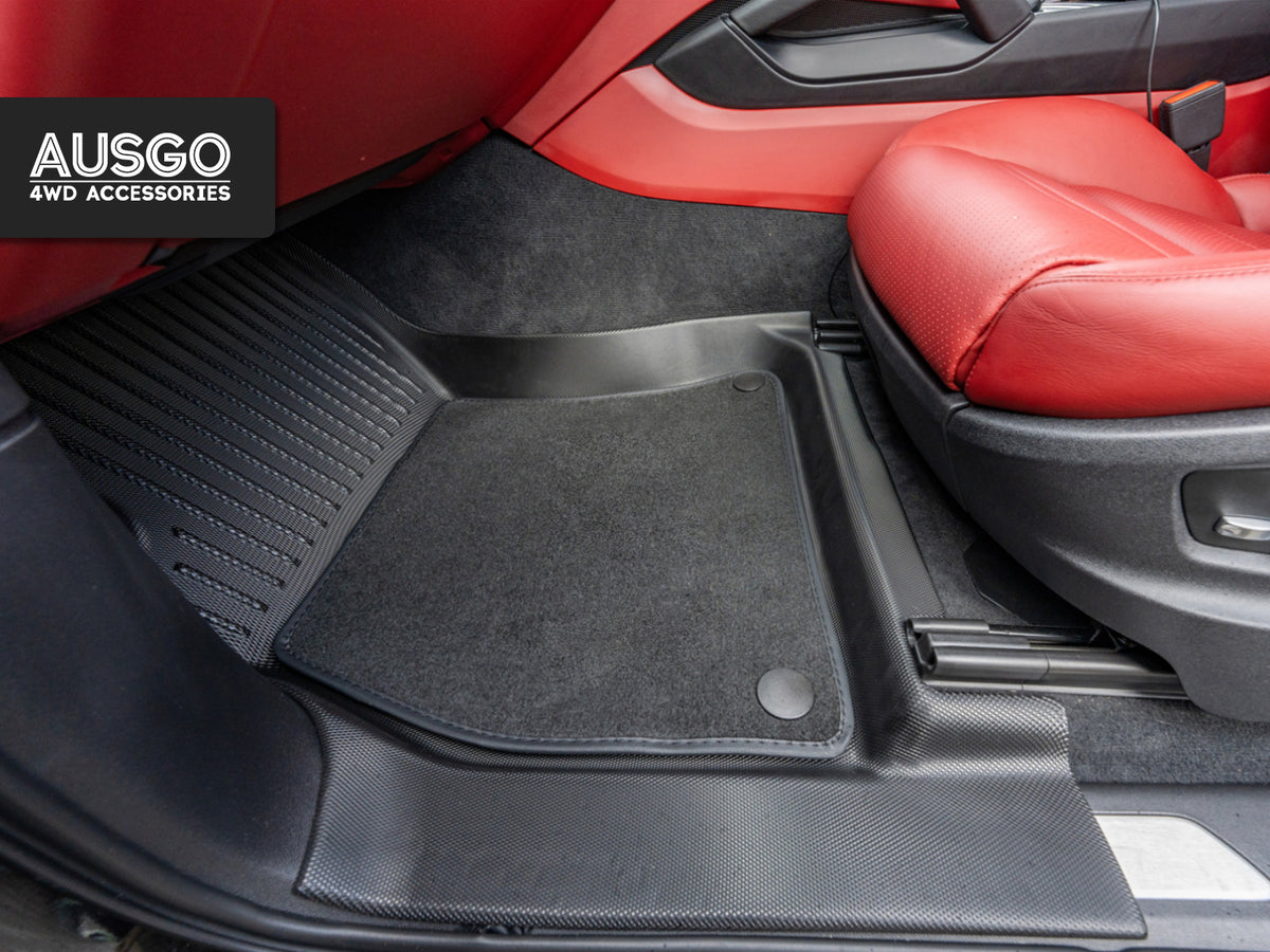 Double-Layer Car Floor Mats for Porsche Cayenne 9YA Series 2018-Onwards
