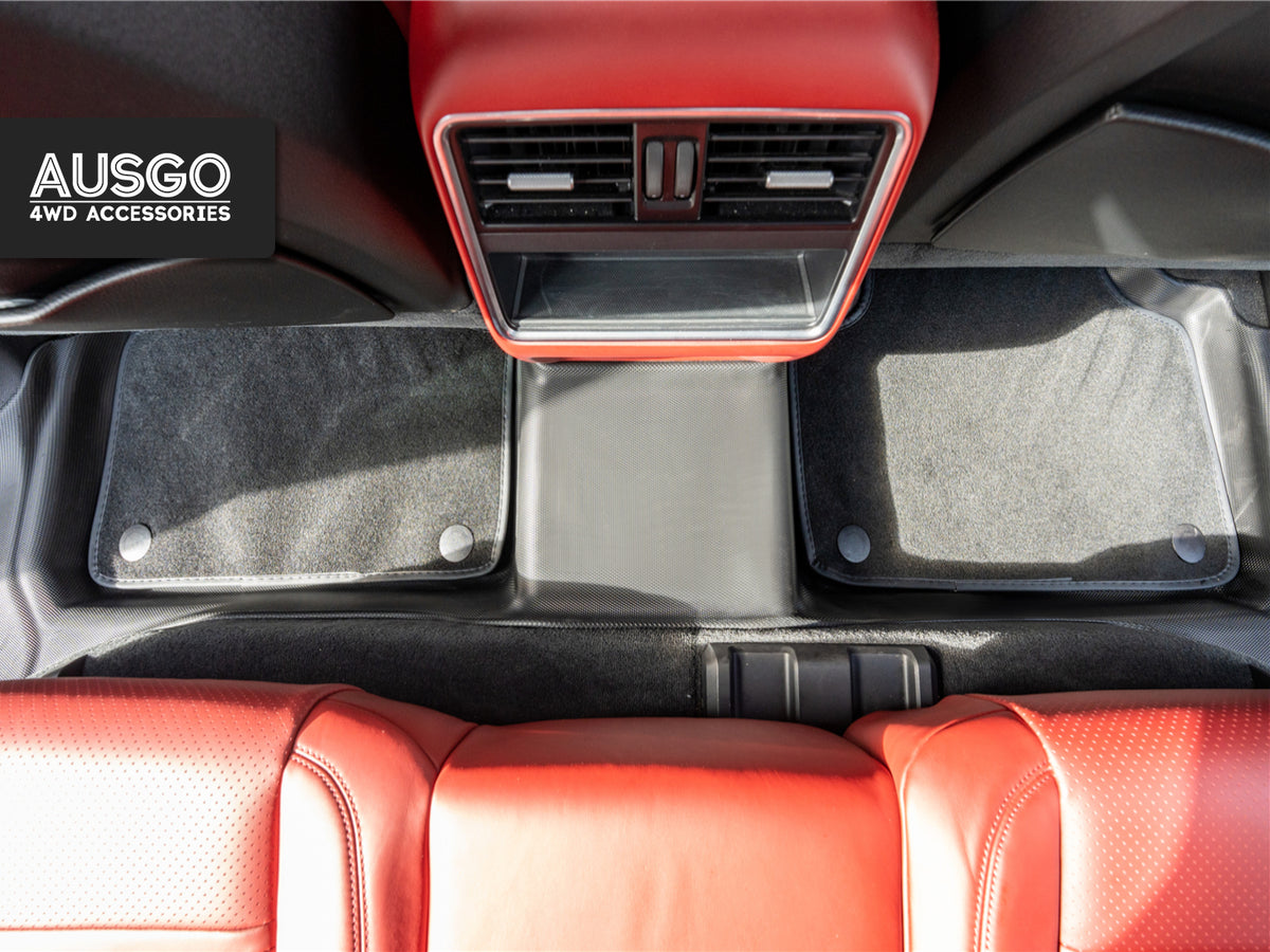 Double-Layer Car Floor Mats for Porsche Cayenne 9YA Series 2018-Onwards