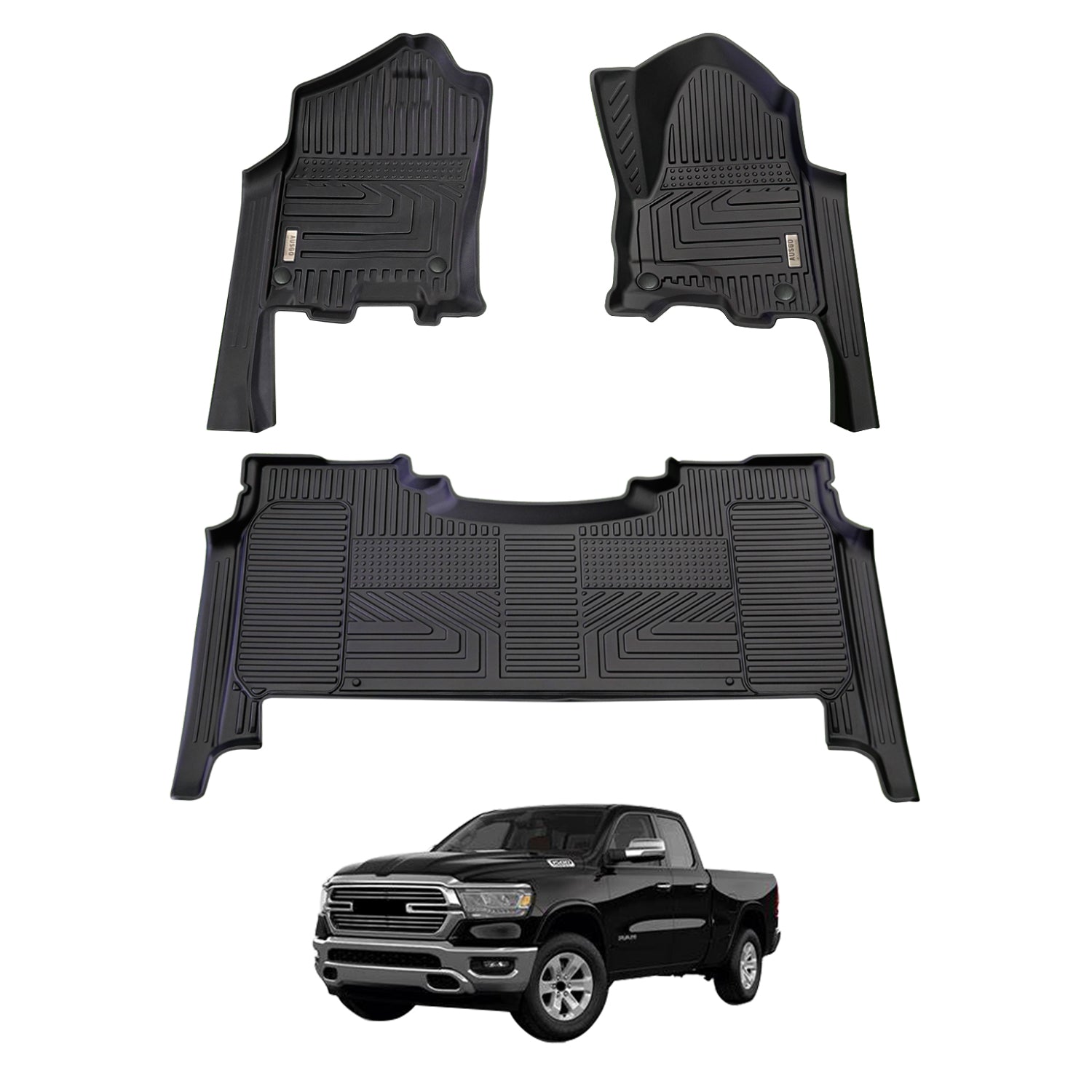 PRE-ORDER 5D Car Floor Mats for RAM 1500 DT Series Crew Cab 2020-2023