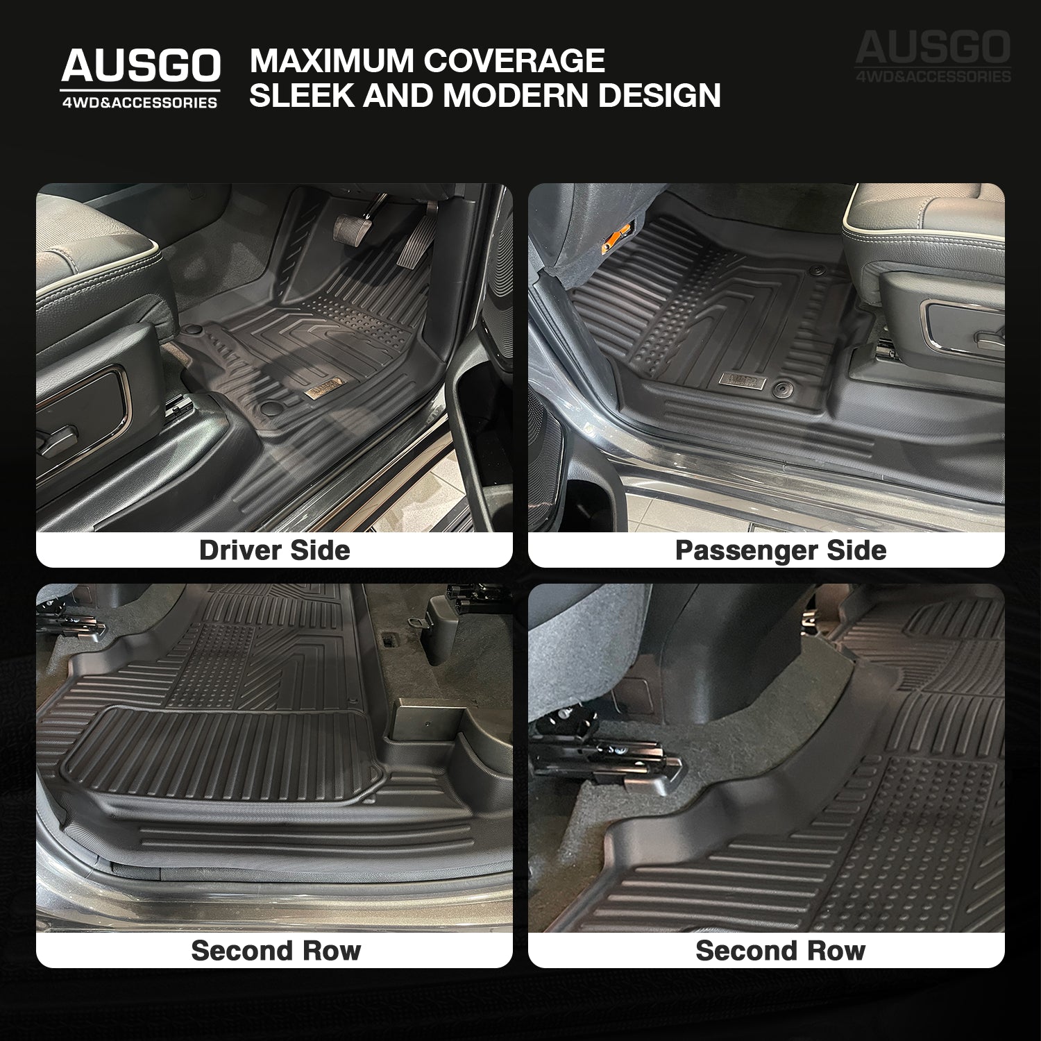 PRE-ORDER 5D Car Floor Mats for RAM 1500 DT Series Crew Cab 2020-2023