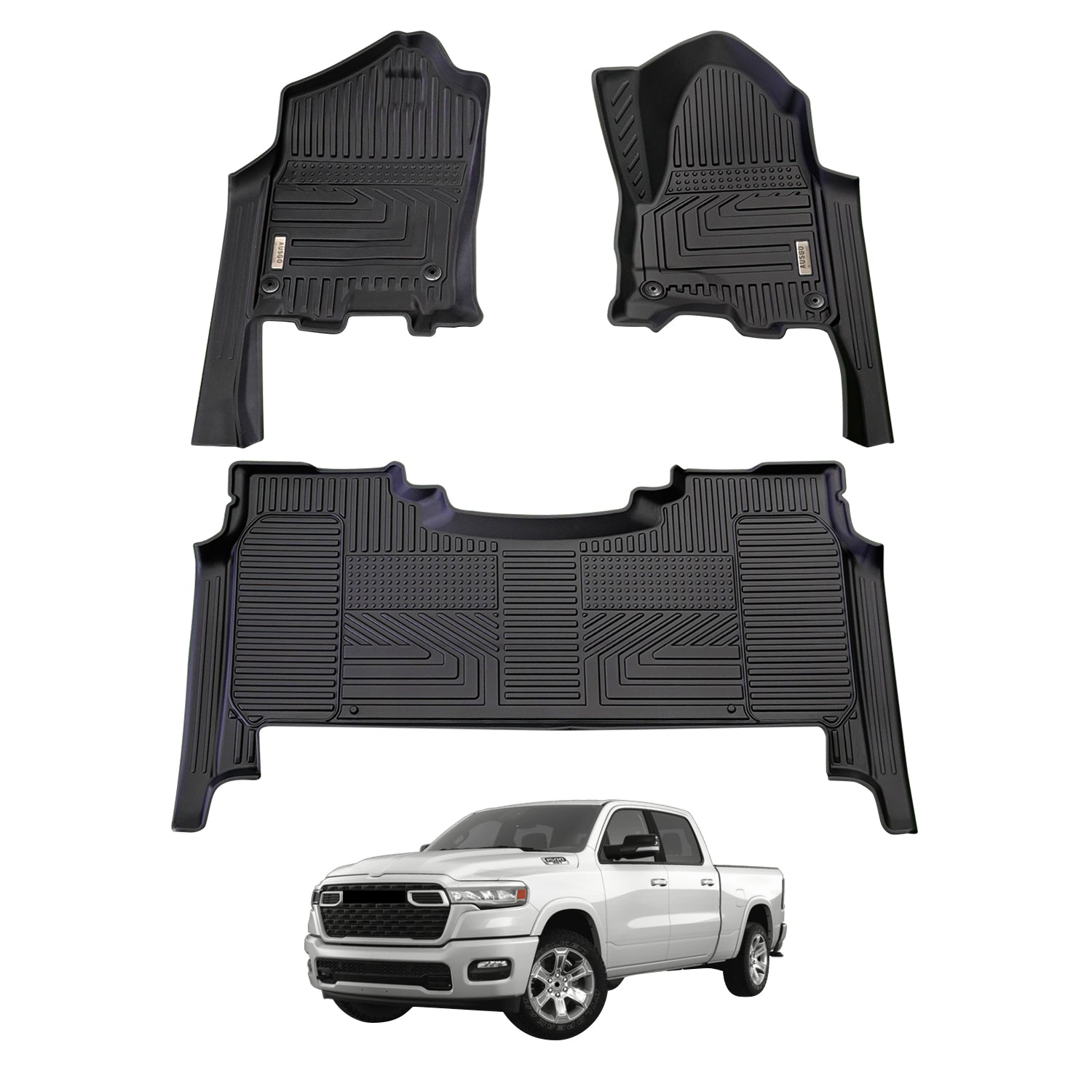 PRE-ORDER 5D Car Floor Mats for RAM 1500 DT Series Crew Cab 2023-Onwards