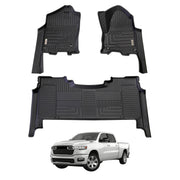 PRE-ORDER 5D Car Floor Mats for RAM 1500 DT Series Crew Cab 2023-Onwards