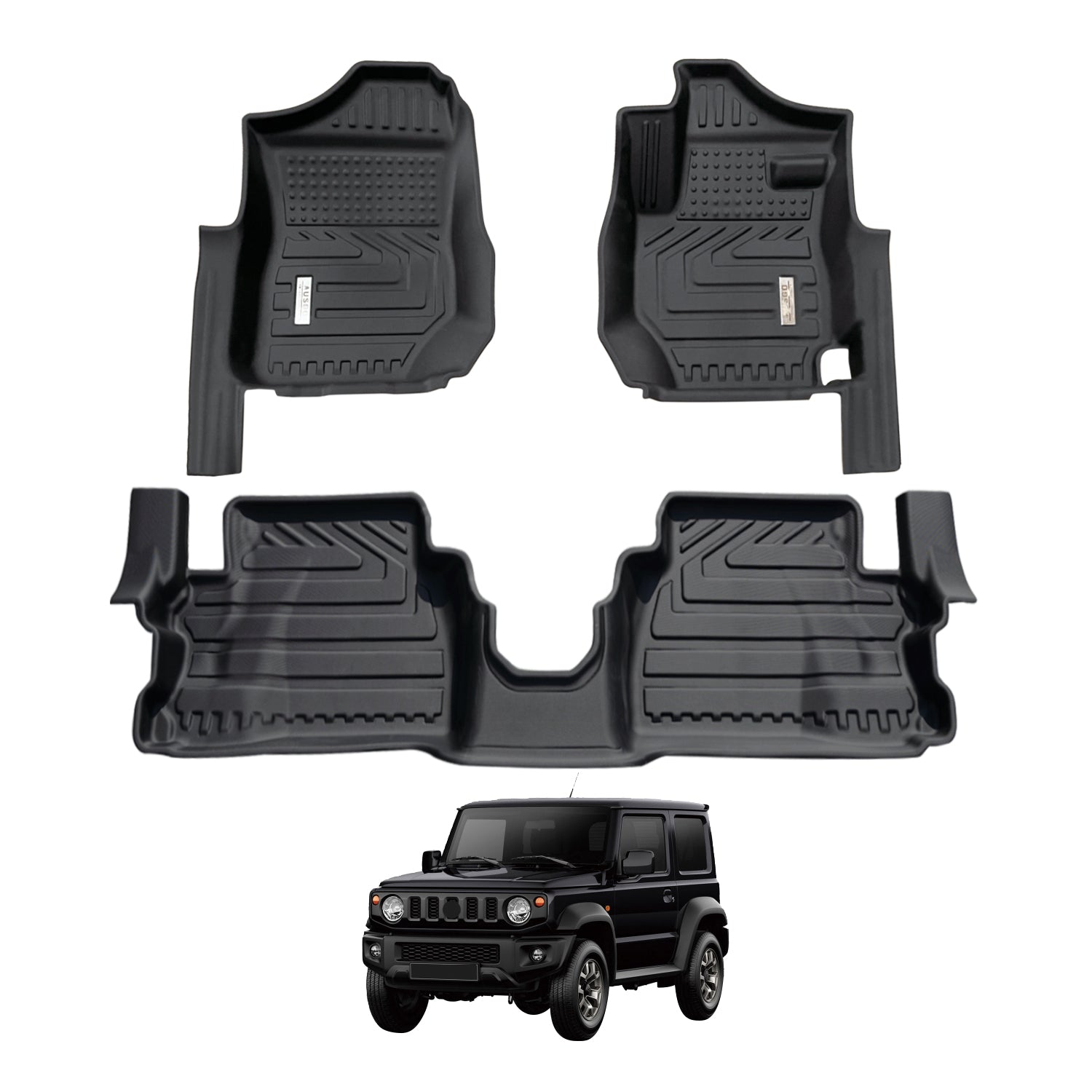 5D Car Floor Mats for Suzuki Jimny 3-Door 2018-Onwards