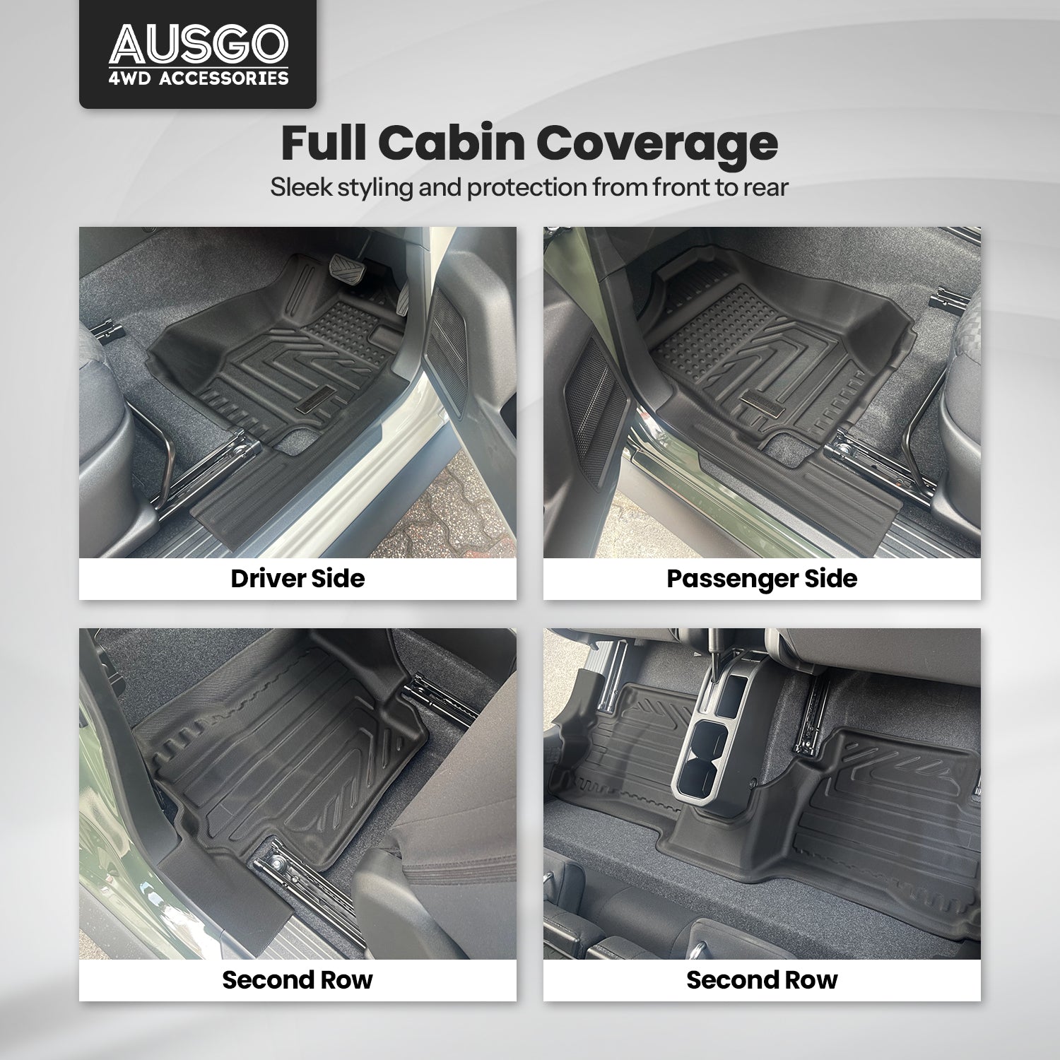 5D Car Floor Mats for Suzuki Jimny 3-Door 2018-Onwards