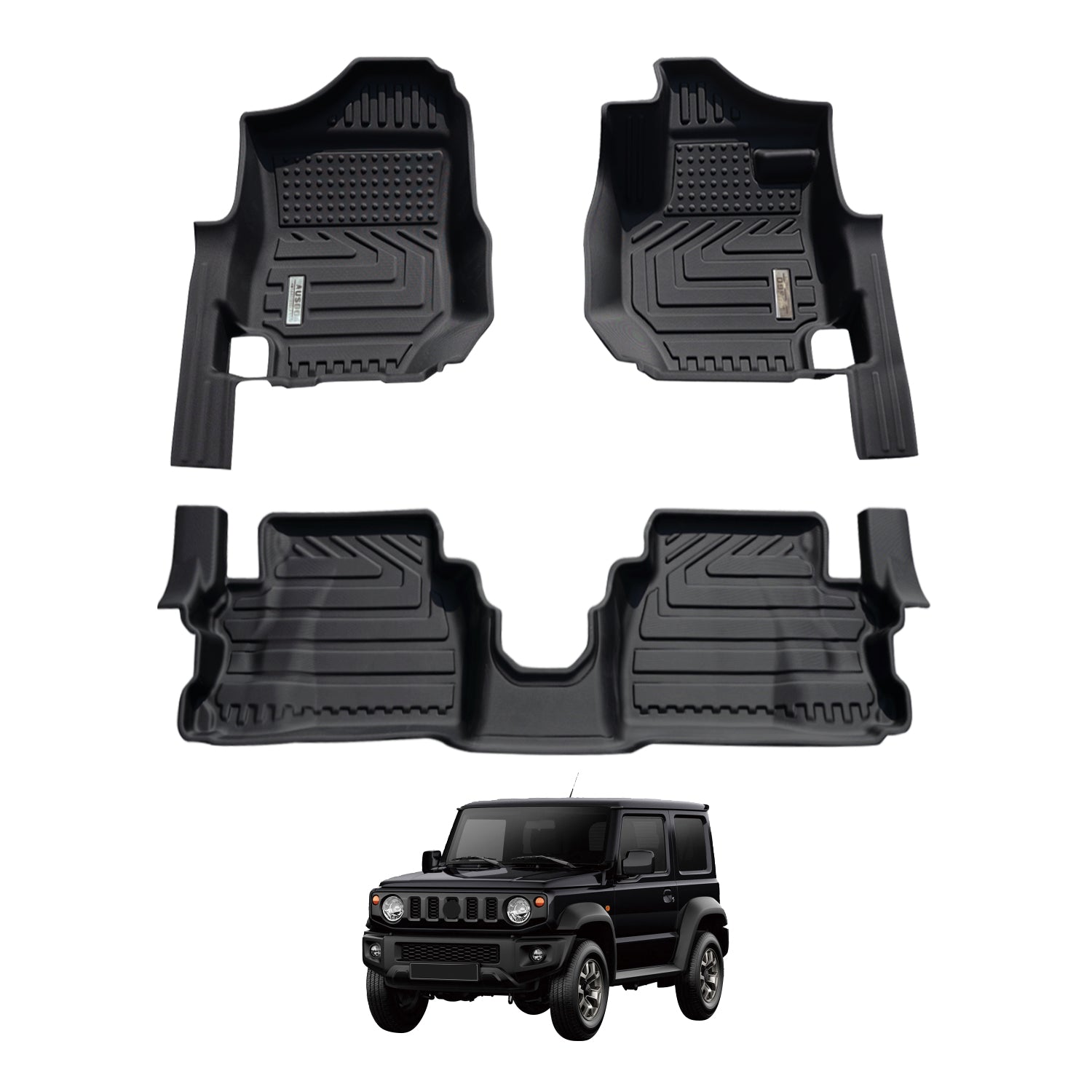 5D Car Floor Mats for Suzuki Jimny 3-Door 2018-Onwards