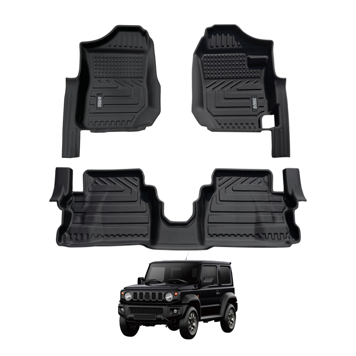 5D Car Floor Mats for Suzuki Jimny 3-Door 2018-Onwards