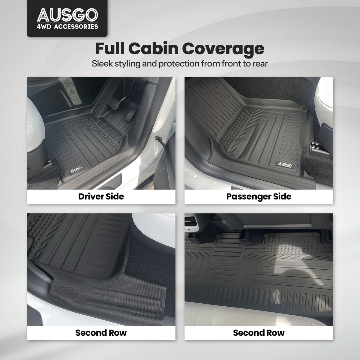 5D Car Floor Mats for Tesla Model Y 2022-2025