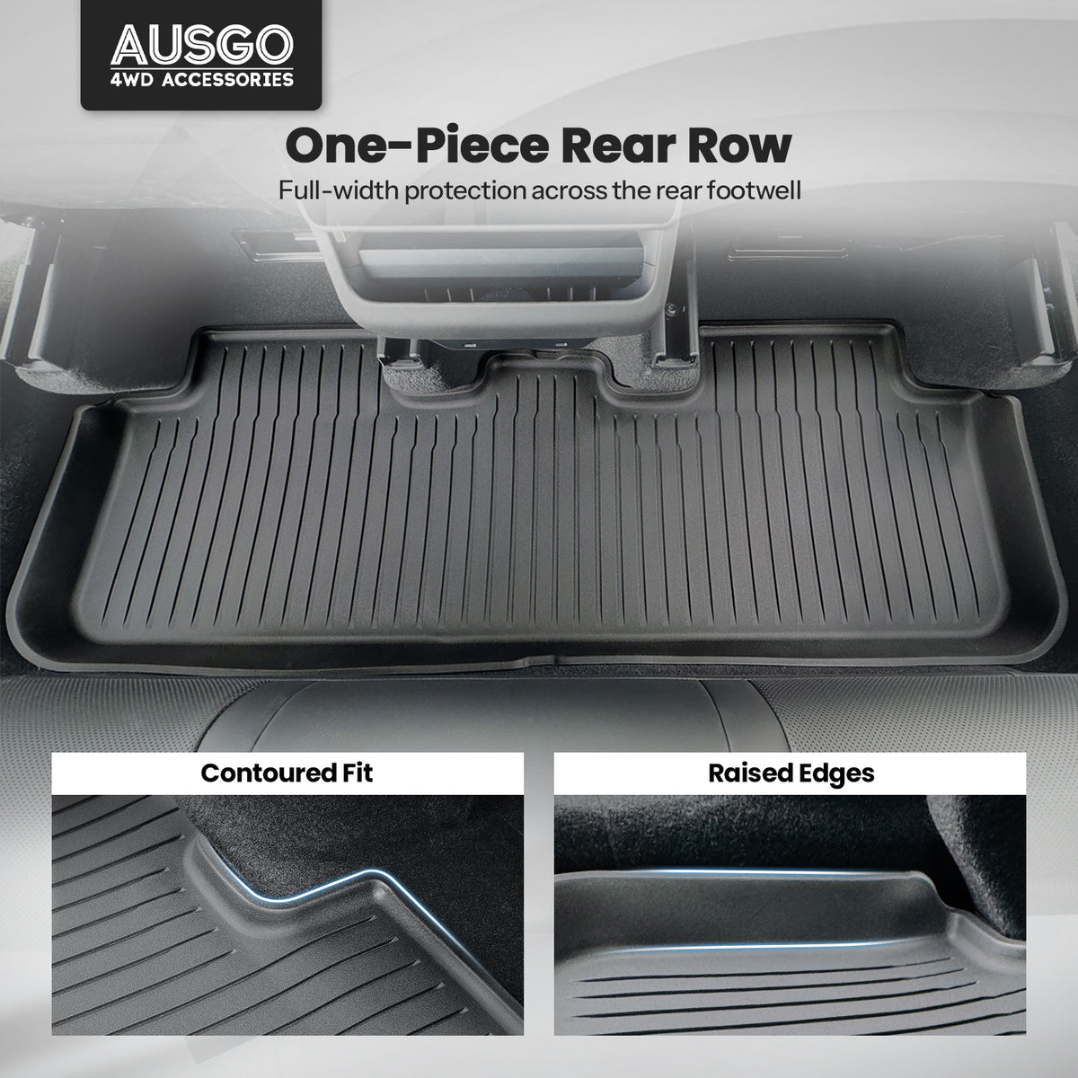 Injection 3D Car Floor Mats for Tesla Model Y Juniper 2025-Onwards