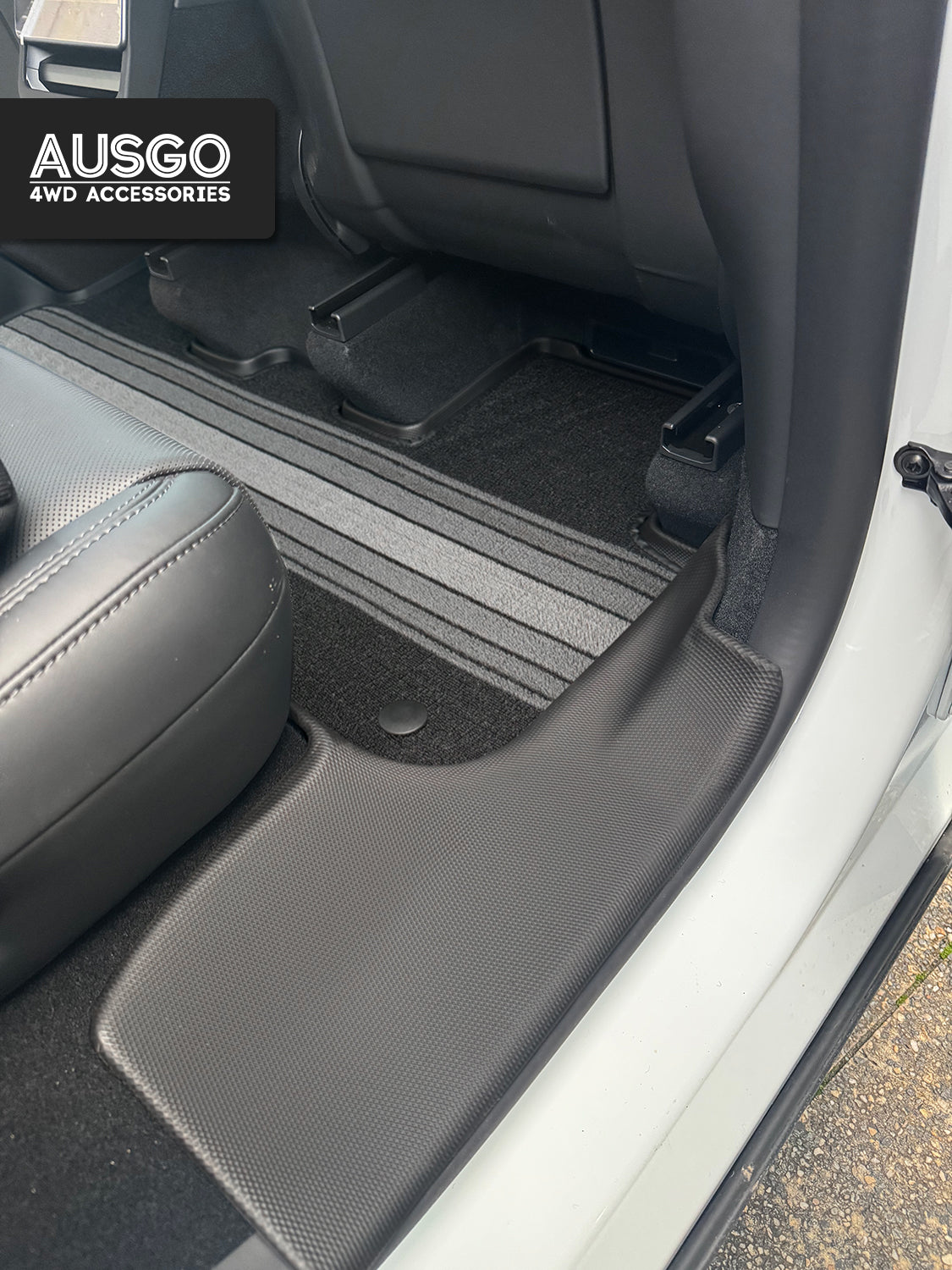 Double-Layer Car Floor Mats for Tesla Model Y Juniper 2025-Onwards