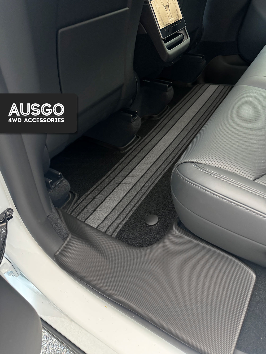 Double-Layer Car Floor Mats for Tesla Model Y Juniper 2025-Onwards