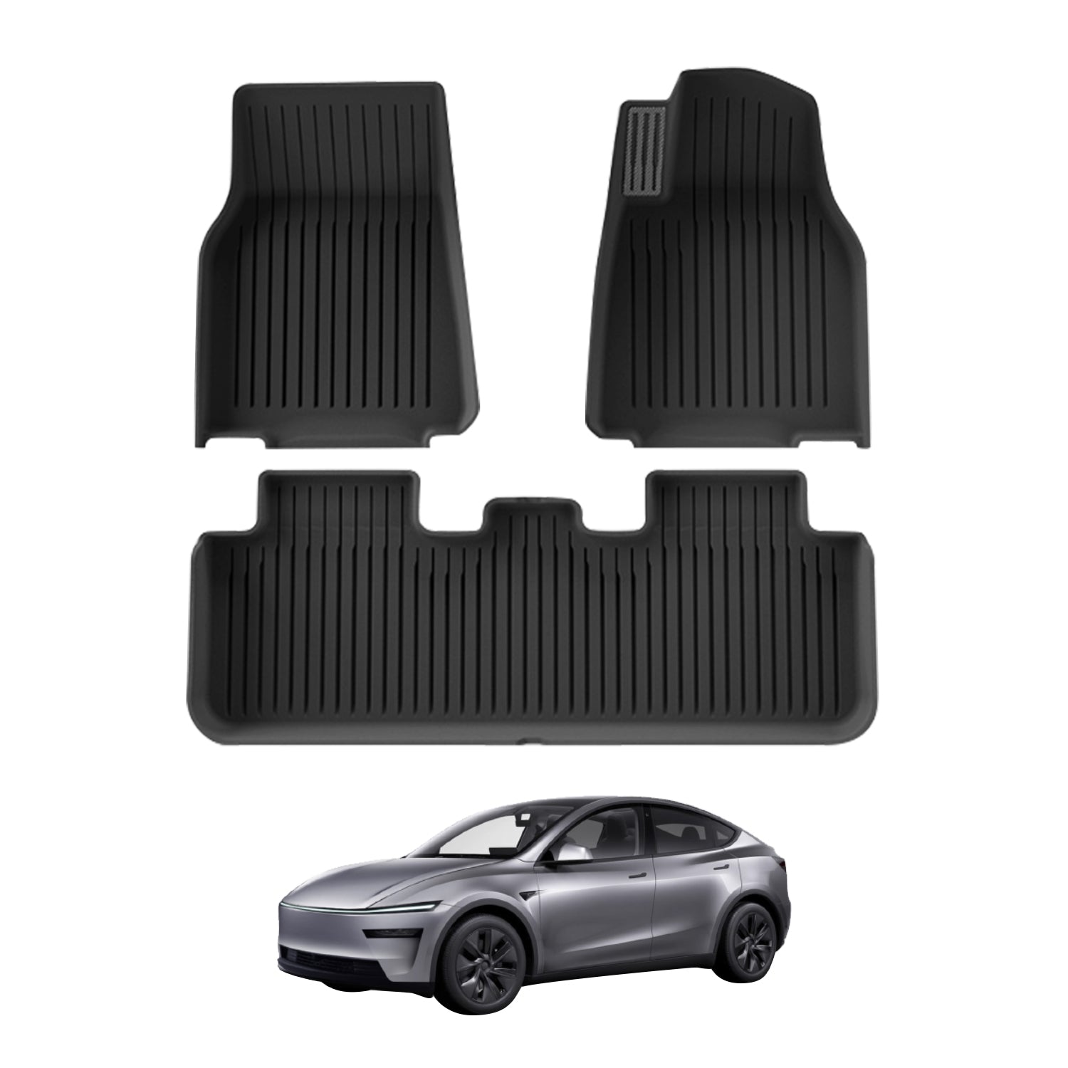 Injection 3D Floor Mats for Tesla Model Y Juniper 5-Seat 2025-Onwards