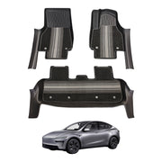 Double-Layer Car Floor Mats for Tesla Model Y Juniper 5-Seat 2025-Onwards