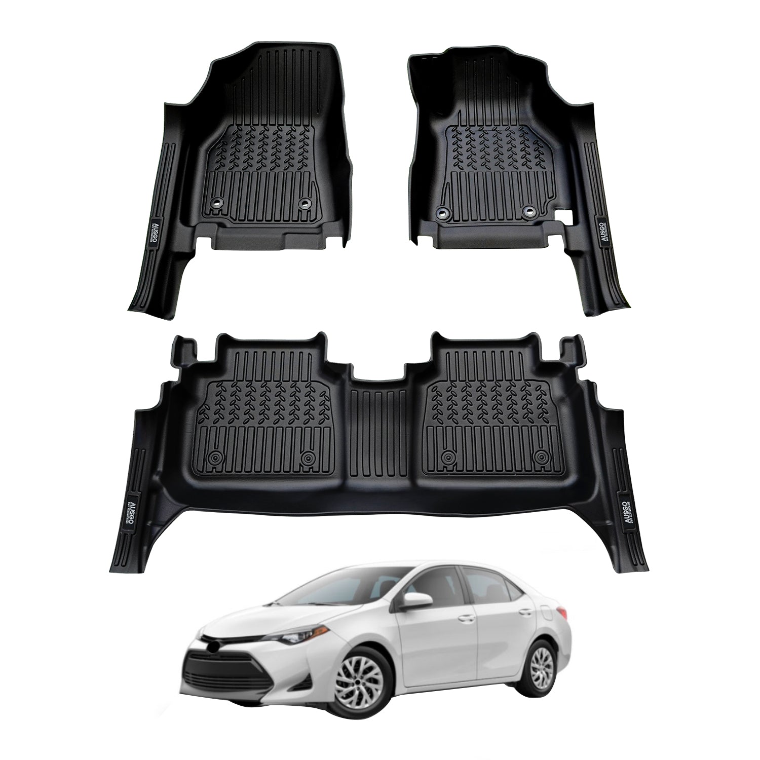 7D Car Floor Mats for Toyota Corolla Sedan 2013-2019