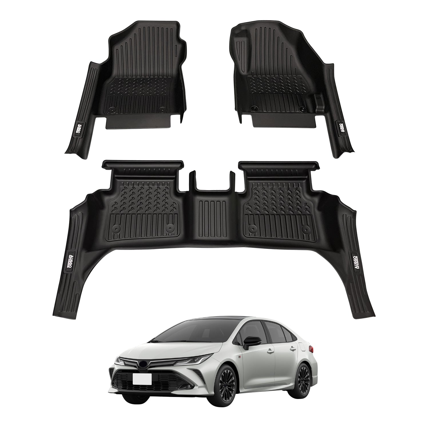 7D Car Floor Mats for Toyota Corolla Sedan 2019-Onwards