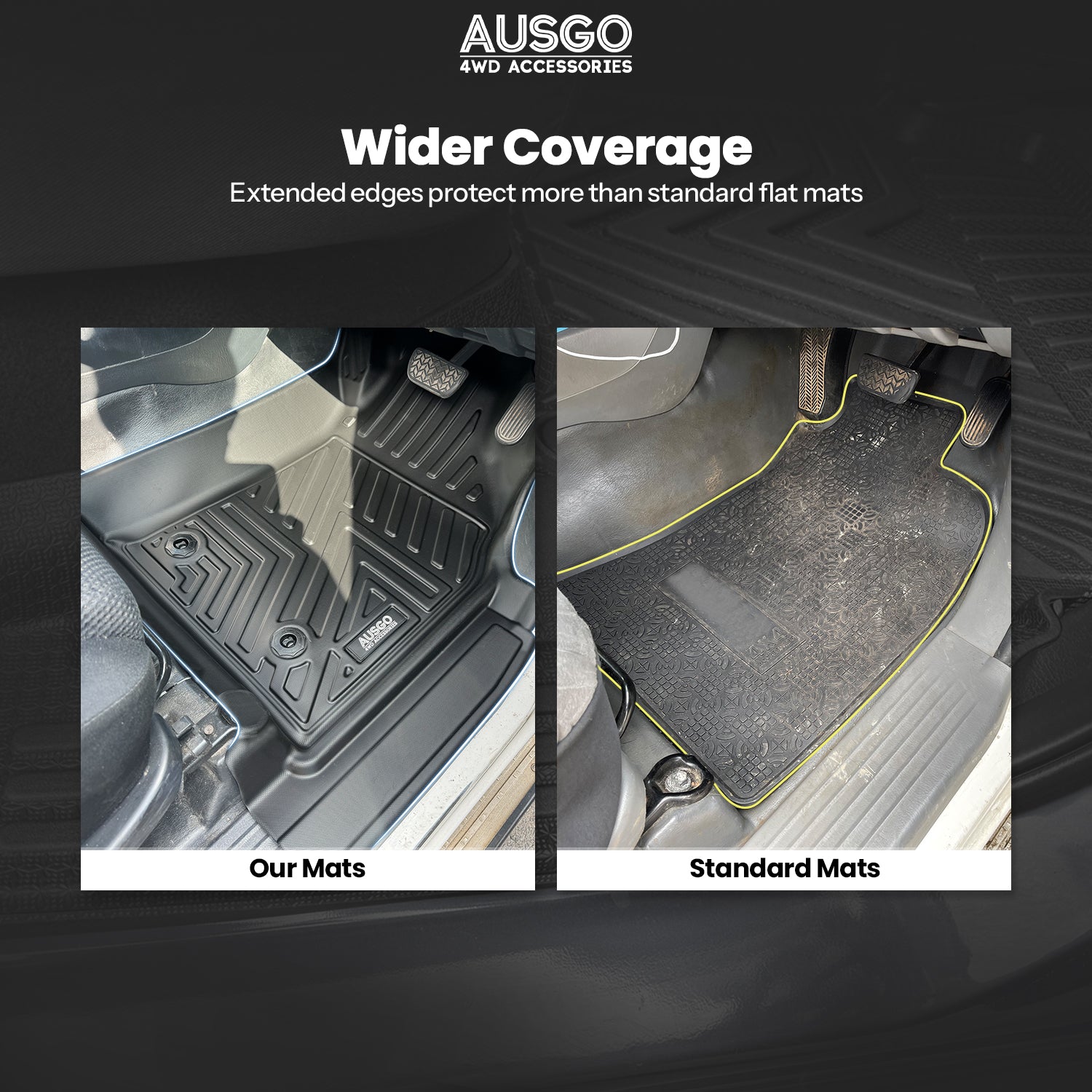 5D Car Floor Mats for Toyota Hilux Single / Extra Cab 2005-2015