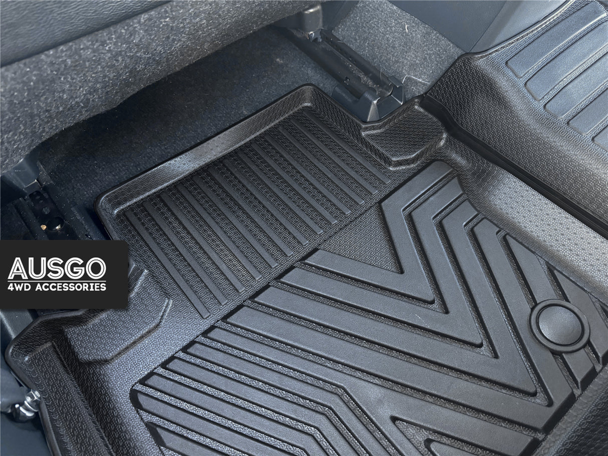 5D Injection Floor Mats for Toyota Hilux Dual Cab 2015-Onwards Auto Trans