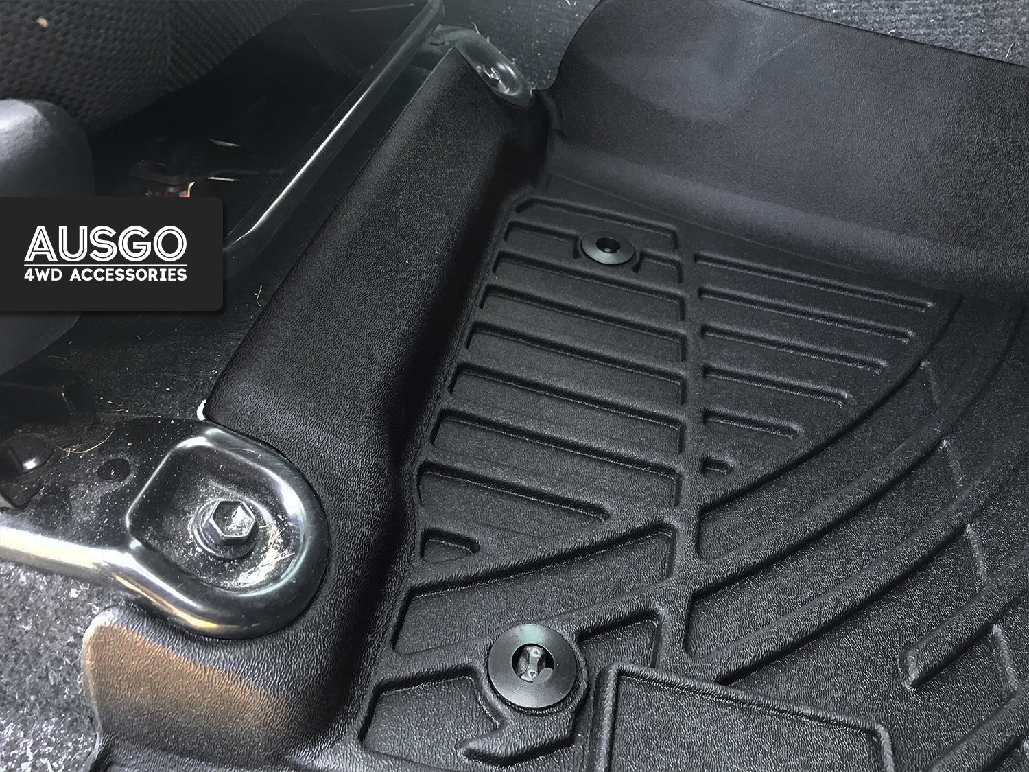 3D Floor Mats for Toyota Hilux Dual Cab 2015-2025 Auto Trans