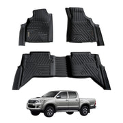 5D Car Floor Mats for Toyota Hilux Dual Cab 2005-2015