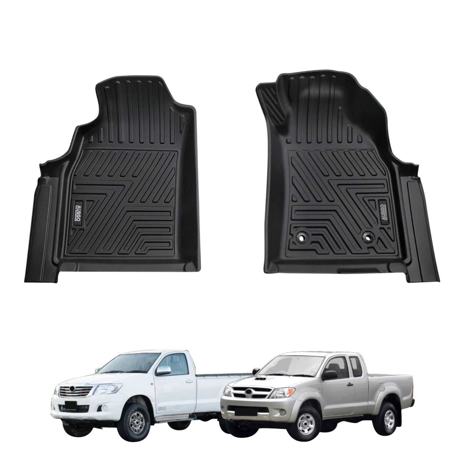5D Car Floor Mats for Toyota Hilux Single / Extra Cab 2005-2015