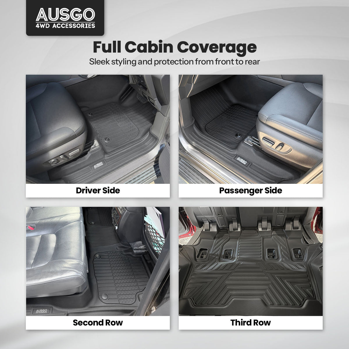 7D Injection Floor Mats for Toyota LandCruiser 300 Series 2021-Onwards