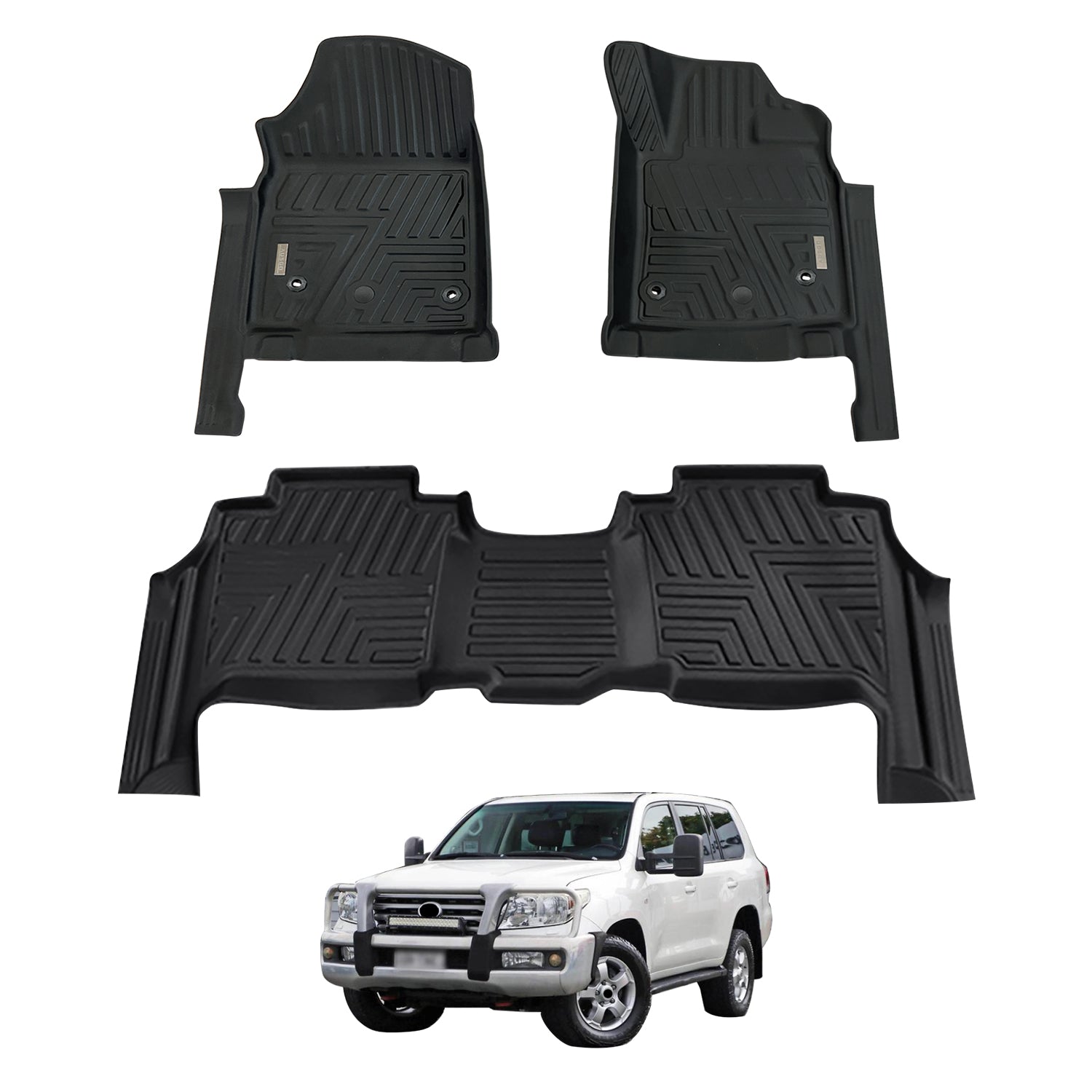 5D Moulded Car Floor Mats for Toyota Land Cruiser 200 Series 2007-2012