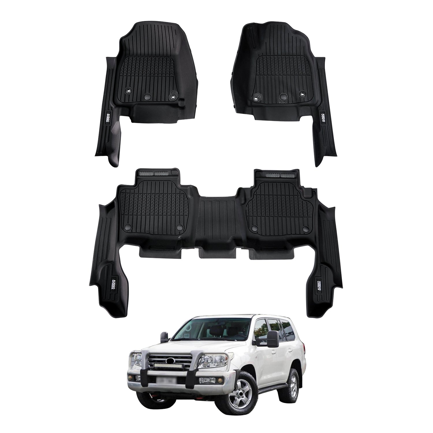 7D Injection Floor Mats for Toyota Land Cruiser 200 Series 2007-2012