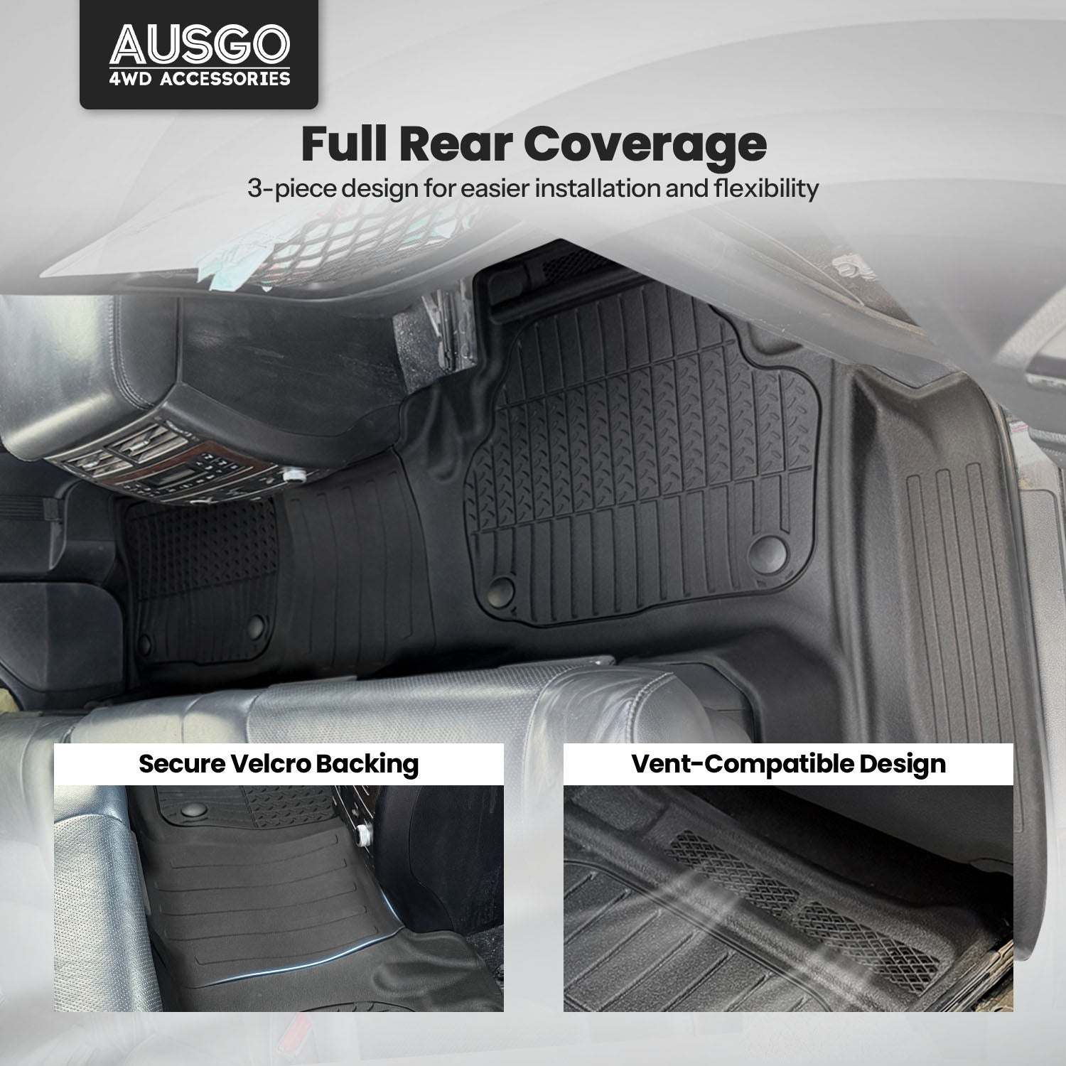 PRE-ORDER 7D Injection Floor Mats for Toyota LandCruiser 200 Series Altitude / VX / Sahara 2012-2021