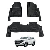 5D Moulded Car Floor Mats for Toyota Land Cruiser 200 Series 2012-2021