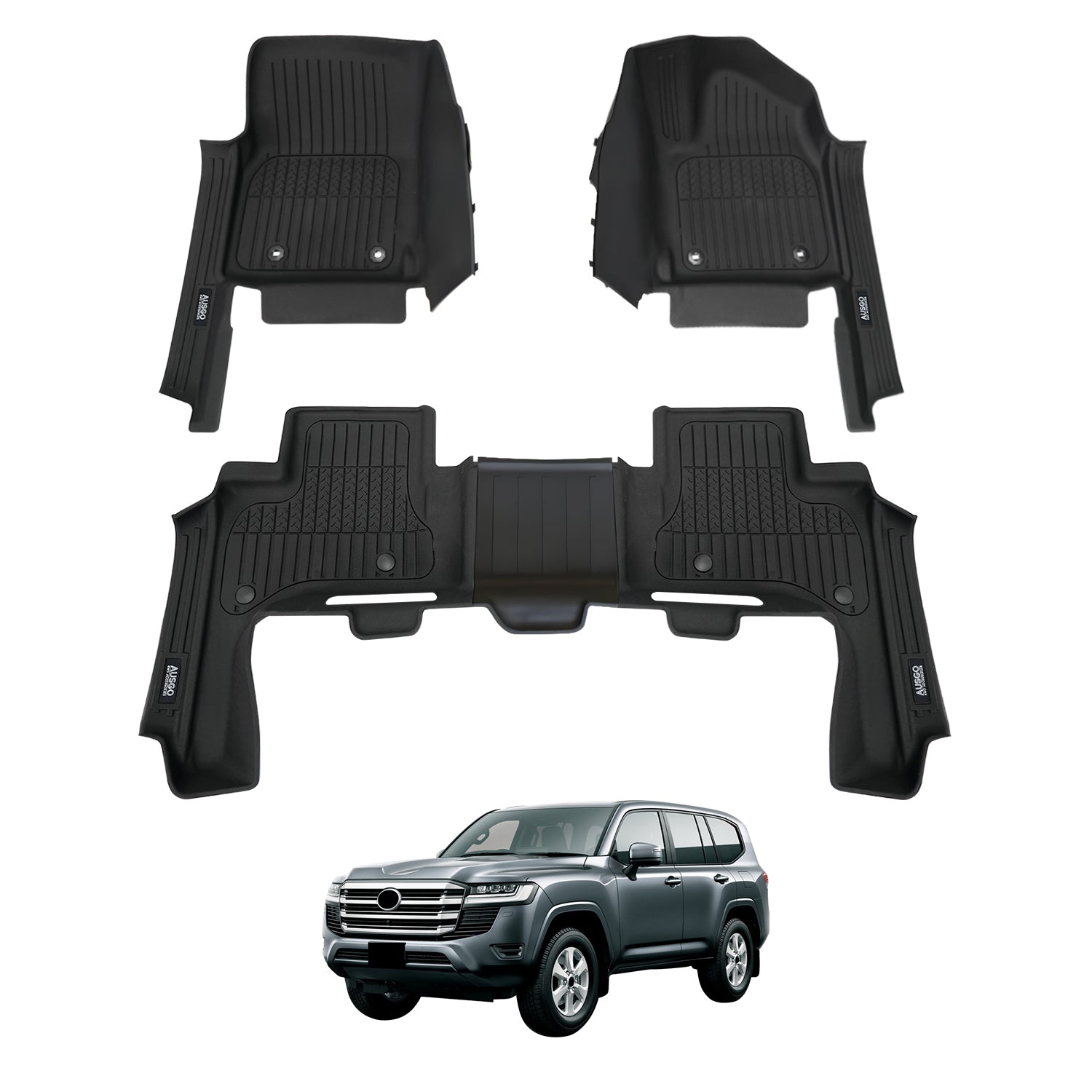 7D Injection Floor Mats for Toyota Land Cruiser 300 Series 2021-Onwards
