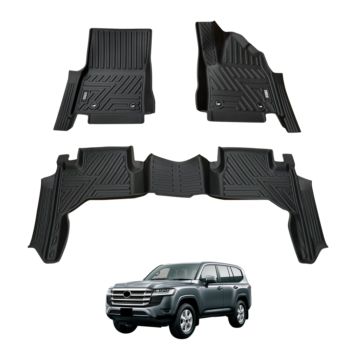 PRE-ORDER 5D Car Floor Mats for Toyota Land Cruiser 300 Series 2021-Onwards