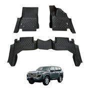 PRE-ORDER 5D Car Floor Mats for Toyota Land Cruiser 300 Series 2021-Onwards