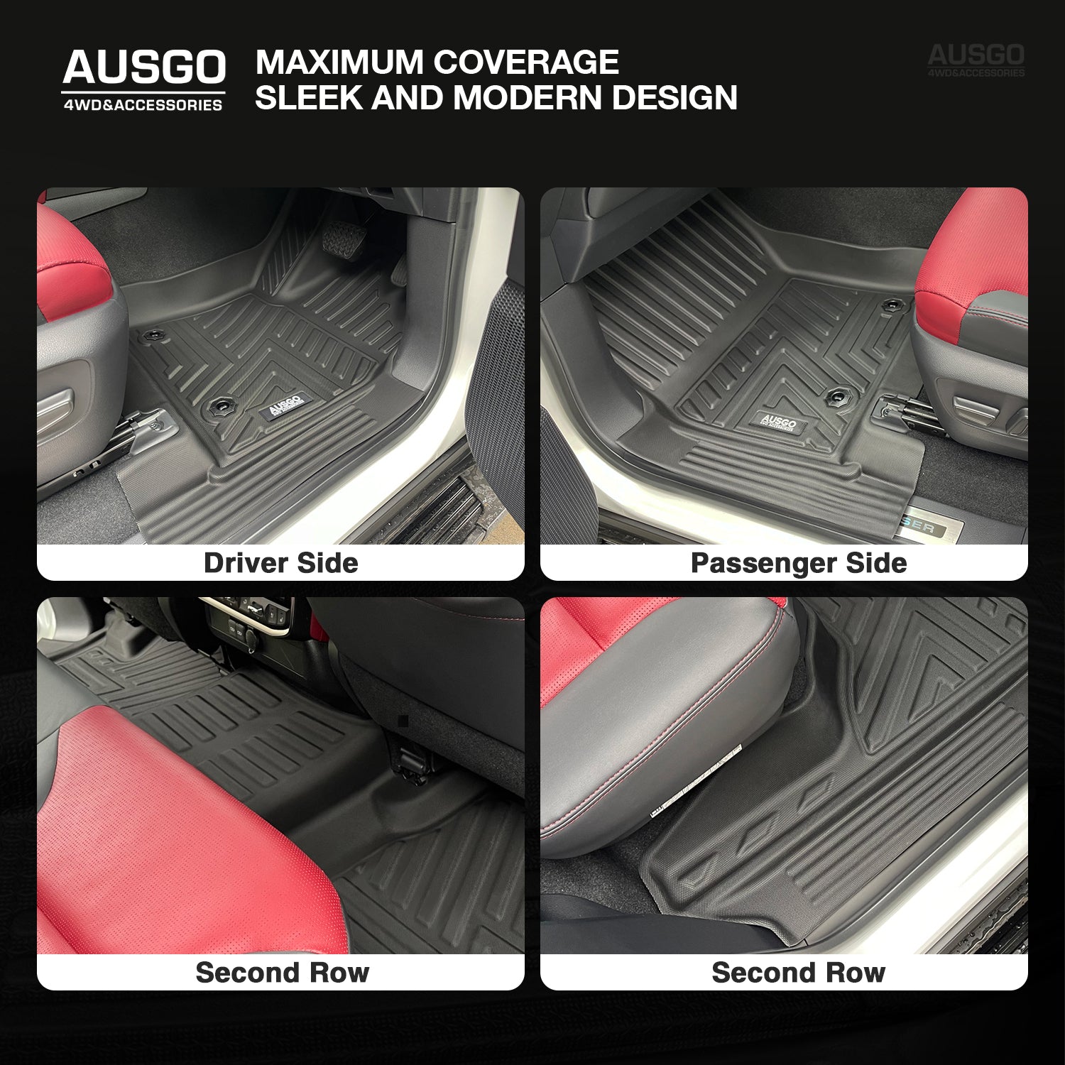 PRE-ORDER 5D Car Floor Mats for Toyota Land Cruiser 300 Series 2021-Onwards