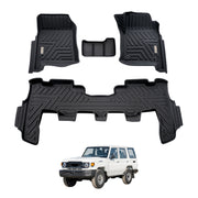 5D Car Floor Mats for Toyota Land Cruiser 76 Series 2023-Onwards