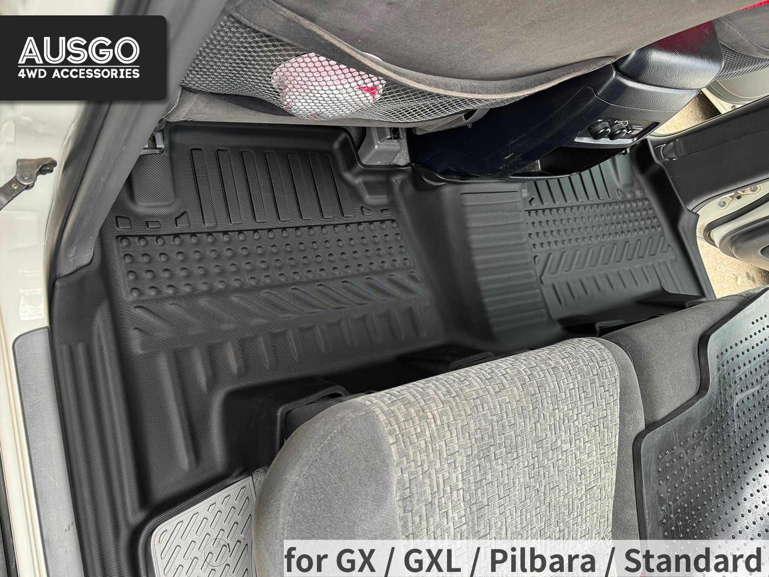 5D Car Floor Mats for Toyota Land Cruiser Prado 120 Series 2003-2009 (Auto Trans)