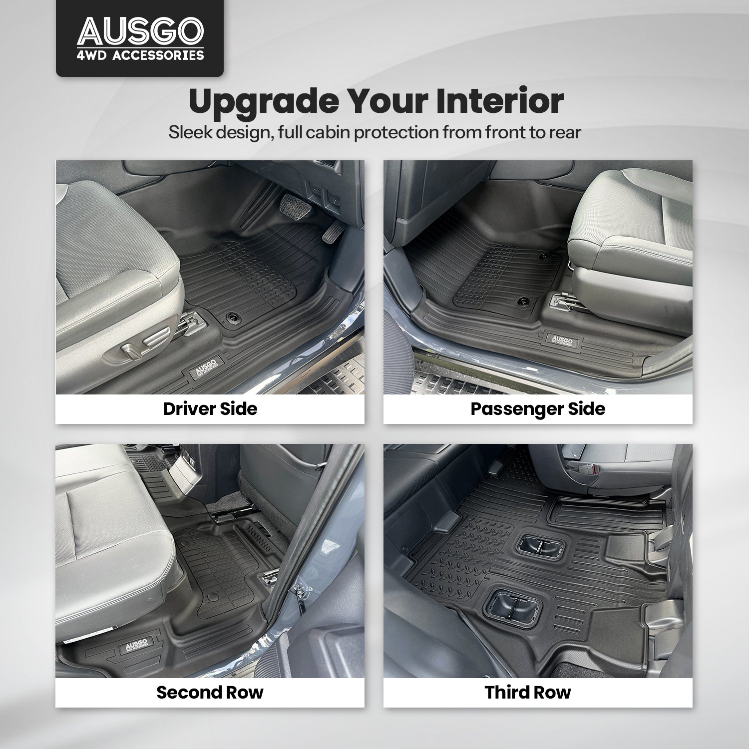 7D Injection Floor Mats for Toyota LandCruiser Prado 250 Series 2024-Onwards