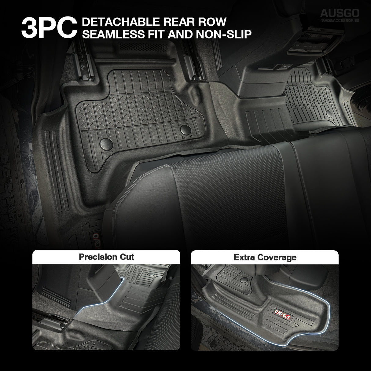 7D Injection Floor Mats for Toyota Land Cruiser Prado 250 Series LC250 2024-Onwards
